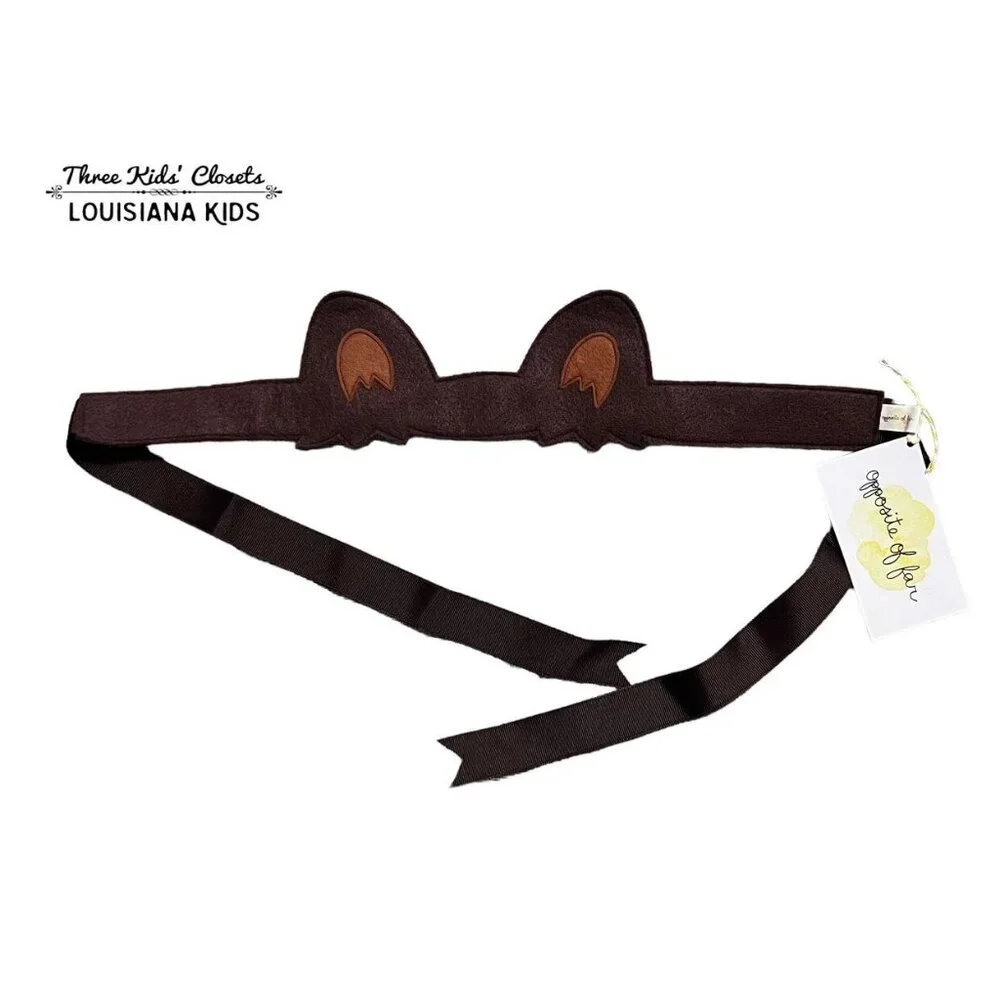 NEW Opposite Of Far Imagine + Play Felt Brown Bear Ears